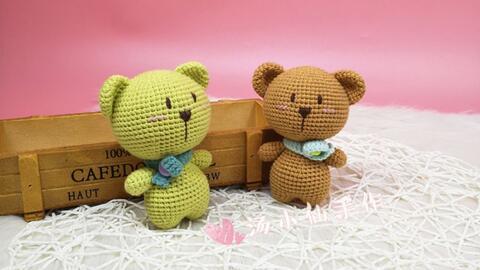 毛线玩偶编织视频,跟随视频轻松制作可爱毛绒玩具